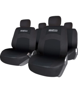 SET UNIVERSALE SPS402 COPRISEDILI AUTO COMPLETO NERO 3MM